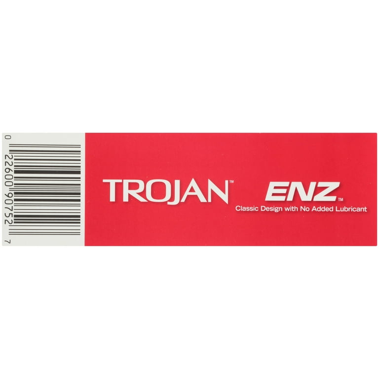 non lubricated condoms walmart TROJAN ENZ Non-Lubricated Condoms, 12 Count HSA/FSA Eligible