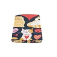 thumbnail image 2 of RYLABLUE Lovers Cats And Hearts Throw Blanket Bed Sofa Blanket 58x80 inches, 2 of 3