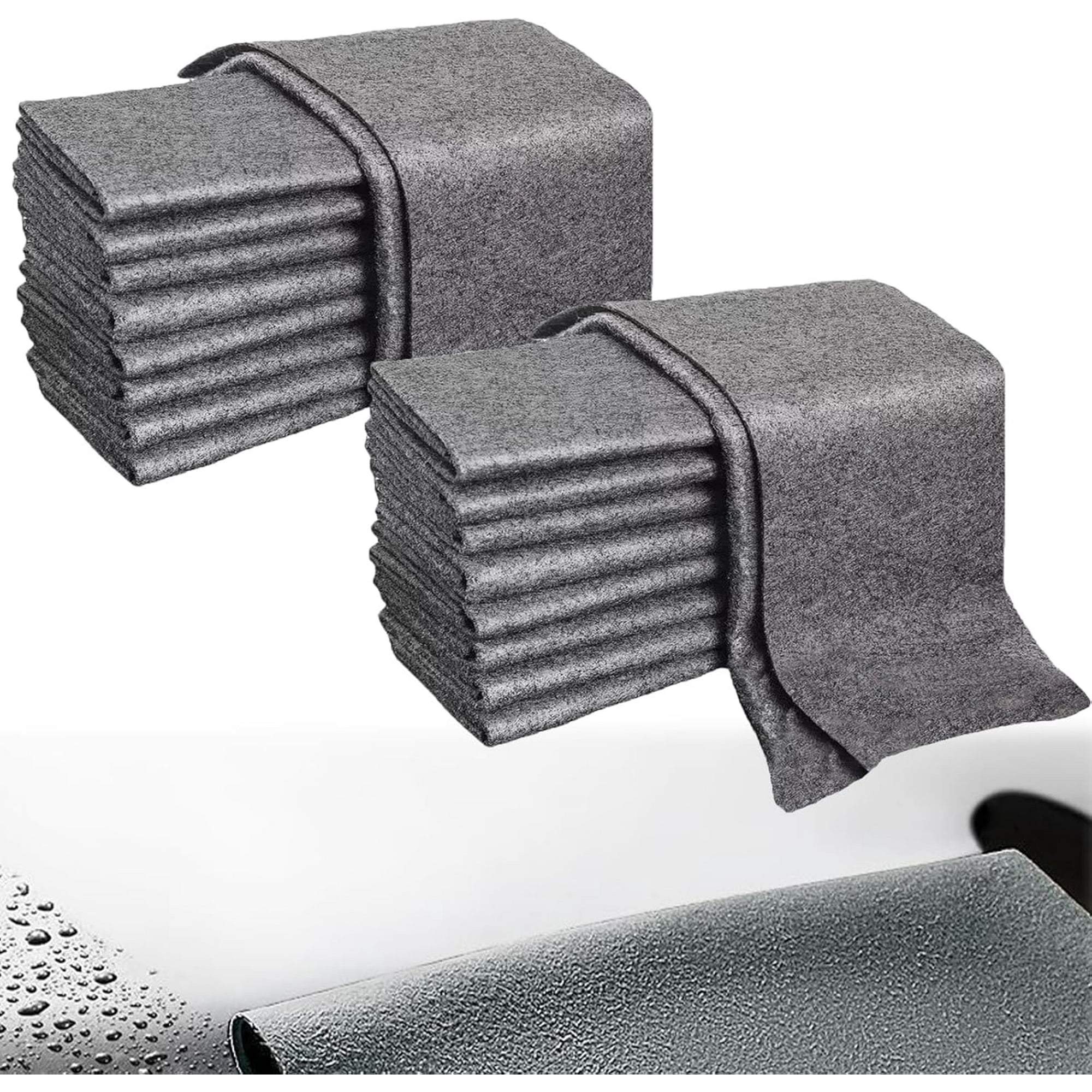 YUSUIYI Thickened Magic Cleaning Cloth Streak Free Reusable Microfiber Rag Streak-Free Microfiber Cloth Ultra-Absorbent