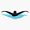 1pcs, variant on Swimmer Minimalist Line Art Athletic Aquatic Sport Icon Sticker