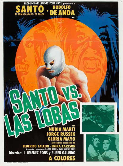 Santo vs. the She-Wolves - movie POSTER (Style A) (27" x 40 ...