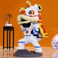 thumbnail image 4 of Children's Building Block Toys Small Puzzle Block Building Toy for Kids Boys Girls 6047 Rising Lion Astronaut, 4 of 9