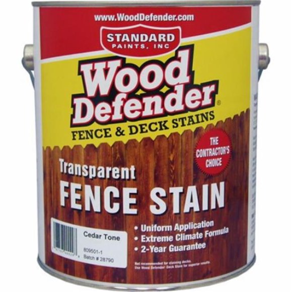 Standard Paints 809501-1 Fence Stain Cedar Tone - 1 gal - Pack of 4