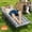 Black Gray w/ 2 Sided Mattress, variant on Slsy Folding Bed with 3.3 inch 2 Sided Mattress & Carry Bag for Adults & Kids, Camping Cot, Sleeping Cot, Folding Guest Bed, Heavy Duty Supports 880 lbs