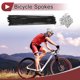 thumbnail image 2 of 72 Juego de Radios de Bicicleta 14G 298mm Acero al Carbono Negro, 2 of 7