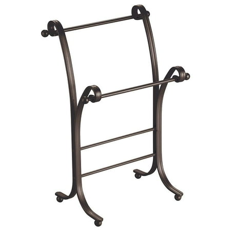 Interdesign York Lyra Fingertip Hand Towel Rack Free Standing Interdesign York Lyra Fingertip Hand Towel Rack Free Standing Bathroom Vanity Holder Dryer Bronze