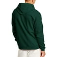 thumbnail image 3 of Hanes ComfortBlend EcoSmart Men`s Full Zip Hoodie, 2XL, Deep Forest, 3 of 5