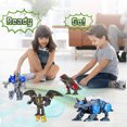 thumbnail image 7 of Transforming Toys - Dinosaur Robot Action Figures -Designable Shape-Shifting Toys for 3 4 5 6 7 8 Year Old Boys ， Party Christmas Birthday Gifts Boys Girls, 7 of 7