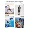 thumbnail image 5 of BALEAF Men's Sun Protection Hoodie Shirt UPF 50+ Long Sleeve UV SPF T-Shirts Rash Guard Fishing Swimming Lightweight Deep Gray XL, 5 of 6