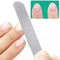 thumbnail image 2 of 5 PCS Diamond Nail File Double Sided Metal Fingernail File Manicure Files for Polish Nail, Removes Nail Ridges, Nail File and Buffer Set for Pedicure Manicure Kit 5inch, 2 of 5