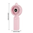 thumbnail image 6 of Clearance under $15 Yufenmy Portable Handheld Fan Fast Charging Adjustable Long Battery Life Hand Fans for Women for Women Beach Travel Vacation Essentials, 6 of 6