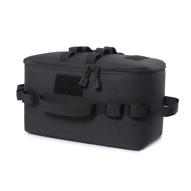 Bolsa De Almacenamiento Bolsas de almacenamiento para acampar, gran capacidad, 600D, Oxford, equipo para exteriores, color negro, 3 uds. Likrtyny Para estrenar
