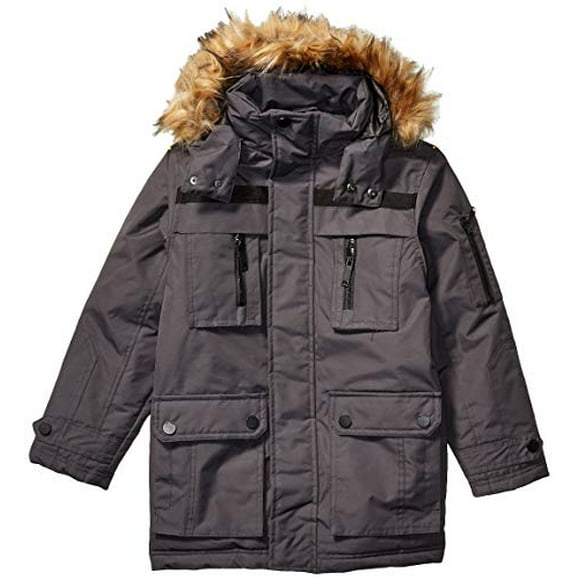 Rocawear Boys' Little Outerwear Jacket, Classic Paprika Charcoal, 5/6