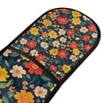 thumbnail image 4 of Yayeee Double Oven Mitt Kitchen Heat Resistant Baking 35" x7" Quilted Glove, Vibrant Flowers, 4 of 6