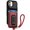 Black / Red, variant on XPM for Apple iPhone 15 Phone Case, Wallet Case with 2- Credit Card Holder, Wrist Strap & Kickstand Hybrid Shockproof TPU Cover for iPhone 15 (Beige / Purple)