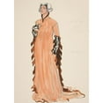 thumbnail image 2 of Edwin Austin Abbey 19x24 Gold Ornate Framed and Double Matted Museum Art Print Titled - A Lady, Costume Sketch for Henry Irving's Planned Production of King Richard II, 2 of 4