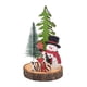 thumbnail image 2 of Decoración de mesa navideña de madera Mesa de centro Decoración de mesa de árbol de Navidad de madera Muñeco de nieve, 2 of 9