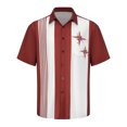 thumbnail image 1 of Hawaiian Shirt For Men, Men's Vintage Button Down Bowling Shirts Short Sleeve Summer Beach Shirt M, 1 of 4