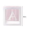 thumbnail image 6 of 1 Set Balloon Box Anti-deformed Wide Application Plastic Square Clear DIY Letter Box Party Supplies, 6 of 7