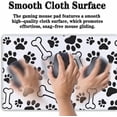 thumbnail image 3 of Desktop Mats Laptop Desk Mat Gaming Mouse Pad Extra Large Mouse Pads Computer Mats Office Pad Waterproof Non-Slip Rubber Base 35.4 X 15.7 for Game Office, Dogs Paws and Bones, 3 of 4