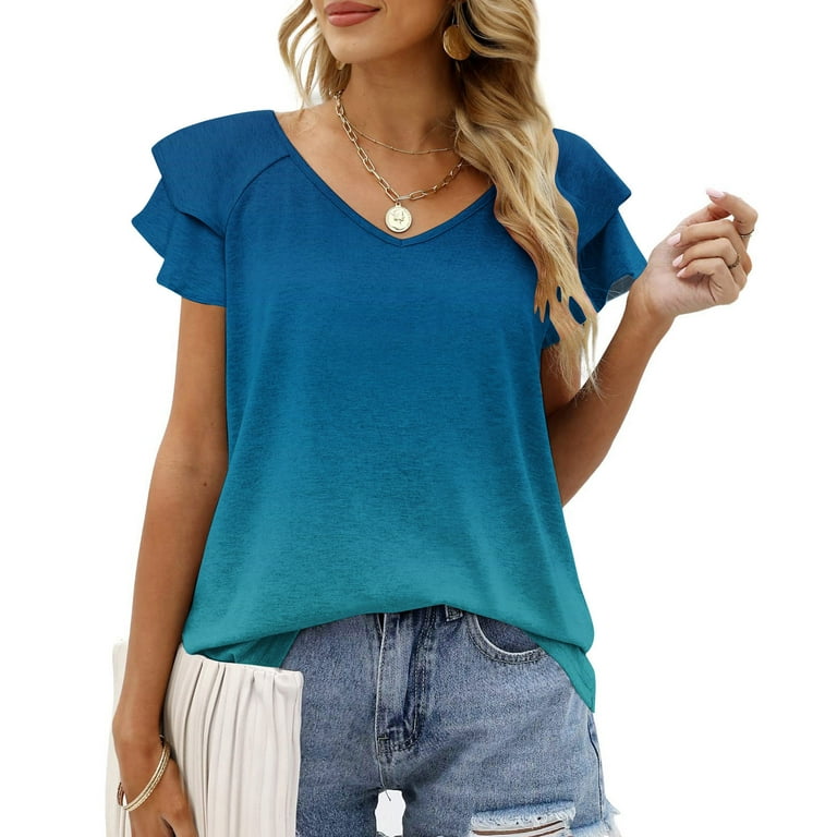 Dressy v neck t shirts on sale
