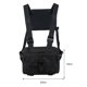 thumbnail image 3 of Bolsa Chaleco de Hip Hop con dos correas de pecho ropa de calle riñonera de chaleco para hombres y mujeres JShteea Para Estrenar, 3 of 9