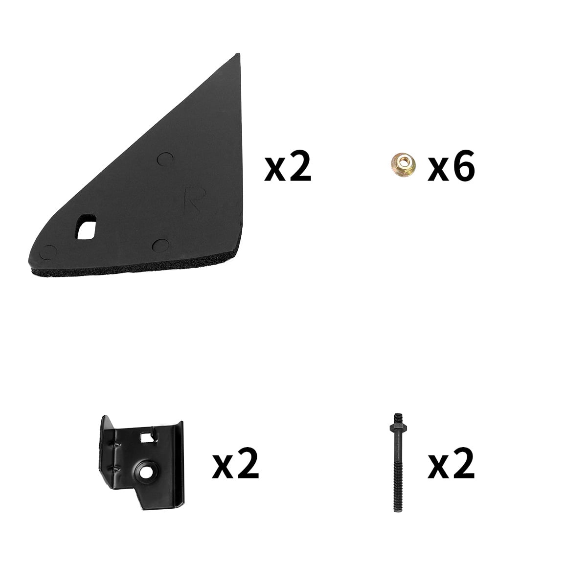 LEDKINGDOMUS Manual Telescoping Trailer Tow Mirrors for 1988-2000 Chevy GMC 1500/2500/3500