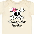 thumbnail image 4 of Inktastic Daddy's Little Rocker Skull Girls Baby Bodysuit, 4 of 5