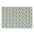 thumbnail image 1 of Owls Cutting Board, Illustration of Birds on Tiny Tree Branches with Mushrooms Nuts and Herbs Pattern, Decorative Tempered Glass Cutting and Serving Board, Small Size, Multicolor, by Ambesonne, 1 of 1