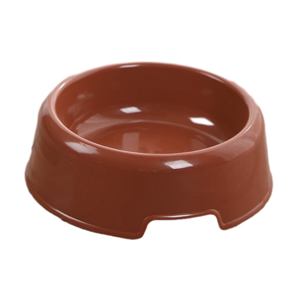 Greeniant Cuenco para perros duradero y duradero, cuencos de plástico multifuncionales y fáciles de limpiar para perros y gatos Suministros para gatos café