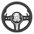 thumbnail image 1 of Volante de cuero de napa, actualización para volante F10 M5 para volante mejorado multifuncional, 1 of 8