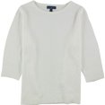 thumbnail image 1 of Karen Scott Luxsoft suéter para mujer, color blanco roto, 1X, 1 of 1