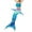 Sky Blue, variant on RUTAYY Girl Swimsuits Tail Swimsuit Cute Costume And Pool Ideal For Beach And Spa Beach Bathing Suit, Mint Green, 6-7 Years