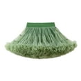thumbnail image 2 of hengsof Toddlers Puffy Net Tutu Skirt Elastic Waist, Sheer Layered Dance Performance Skirt, Stage Costume for Little Girls Size 0-10 Years, 2 of 5