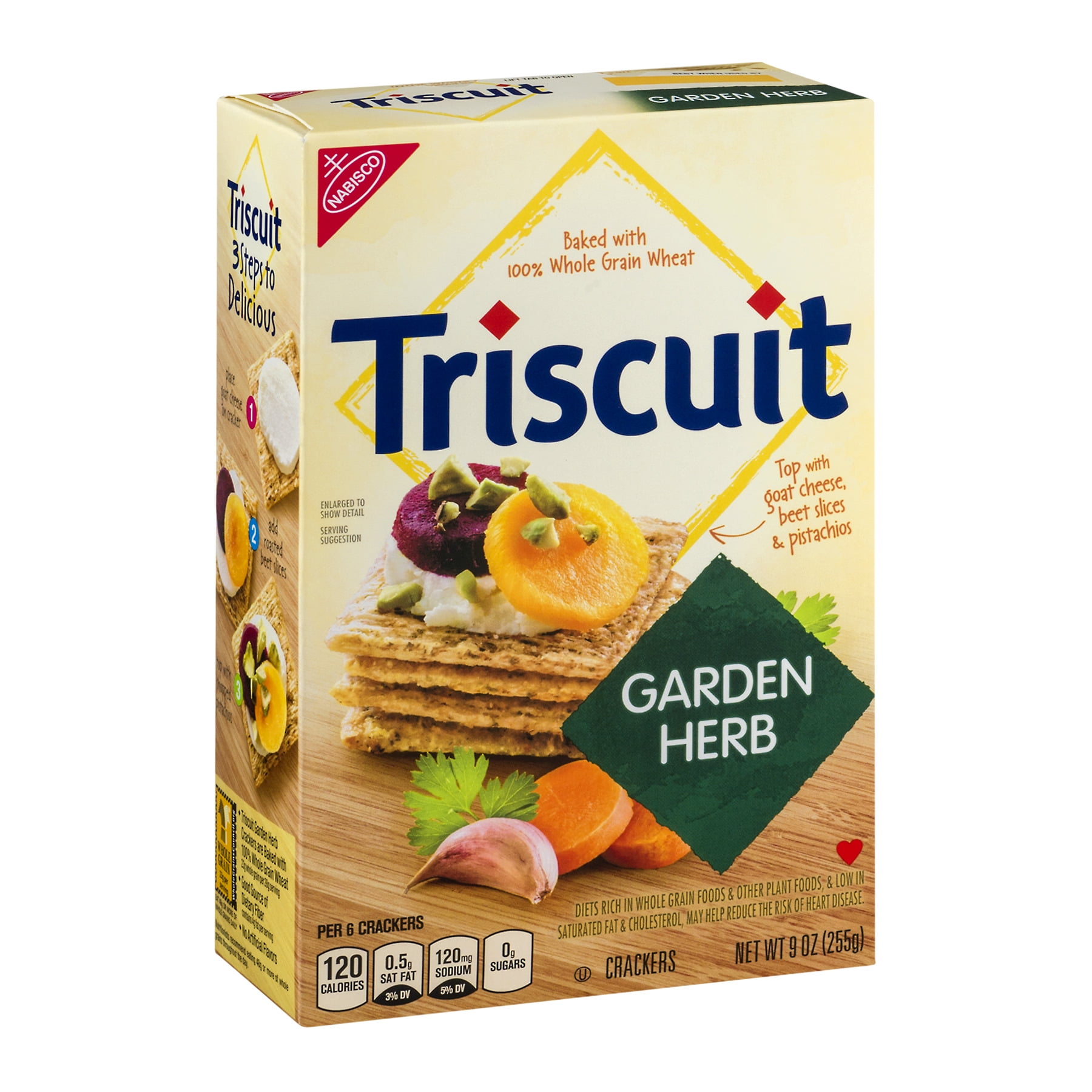 Nabisco Triscuit Garden Herb Crackers, 9