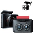thumbnail image 4 of 4Inch IPS HD 1080P Car Dvr Recorder Dash Cam IR Night Vision Wide Angle Parking Monitor Camera Front Inside Rear Camera, 4 of 5