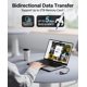 thumbnail image 3 of Lector de tarjetas de memoria Hicober USB C a SD/Micro SD 2TB Space Grey, 3 of 7