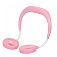 thumbnail image 4 of Portable Rechargeable USB Dual Cooling Small Fan Lazy Neck Hanging Pop-Style Blue, 4 of 9