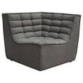 thumbnail image 6 of Nova Lifestyle Marshall 5PC Corner Modular Sectional w/ Scooped Seat in Grey Fabric, 6 of 44