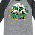 thumbnail image 3 of Disney - Mickey And Minnie Pot Of Gold - Toddler And Youth Raglan Graphic T-Shirt, 3 of 5