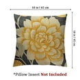 thumbnail image 4 of BANET Grey and Flower Pillow Covers Set of 2 Pillow Case Soft Decorative Spring Outdoor Pillow Covers Pillowcases Decor Gifts for Home Patio Couch Sofa 18x18in, 4 of 7