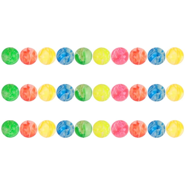 30 pelotas saltarinas de goma sólida de colores, creativas, para niños (colores aleatorios).