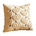thumbnail image 3 of Halloween Pillow Covers 18x18 Fall Thanksgiving Pumpkin Throw Pillow Cases, Watercolor Maple Leaf Decorative Couch Pillow Covers for Sofa Living Room, Linen Blend Fall Decor by OVFUIZ, 3 of 8