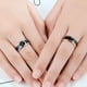 thumbnail image 4 of Anillo de temperatura inteligente Anillo de pareja de sentimiento de emoción de humor de acero de titanio, 4 of 4