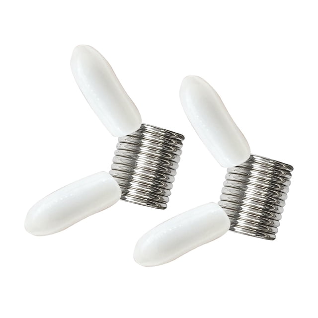 veasfak 2Pcs Bead Stoppers Bead Spring Tool Prevent Beads from Falling Beginner Clamp Spring Clip for Jewelry Charms Pendant Supplies