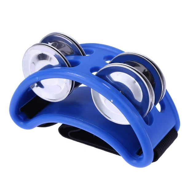 Jingle Pandereta Elíptica Mano Pie Cajon Box Drum Companion Azul Hugtrwg Para estrenar