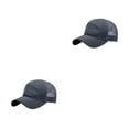 thumbnail image 4 of relayinert Breathable Hat For Men Sun Protection And Adjustable Strap Sporty Style Grey L  54-59cm 2Set, 4 of 6