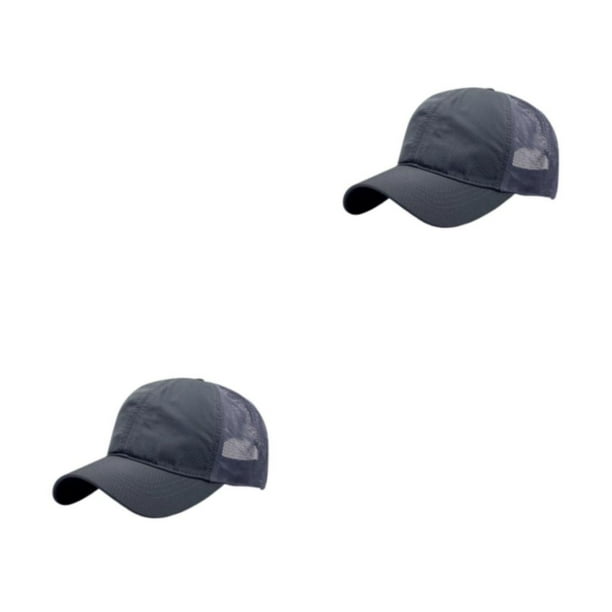 Qarigey Sombrero de protección solar de poliéster usted mismo rayos nocivos con gorra de béisbol de sombrero de protección solar Type2 NO2
