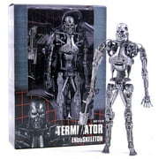 Terminator T-800 & T-1000 Endoskeleton Action Figures - Movie Collectible Set