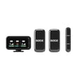 thumbnail image 1 of RDE Wireless Micro - Kit de cámara con micrófono inalámbrico compacto, dos micrófonos con receptor de cámara, receptor de teléfono inteligente y estuche de carga para creación de contenido - USB-C, ne, 1 of 9